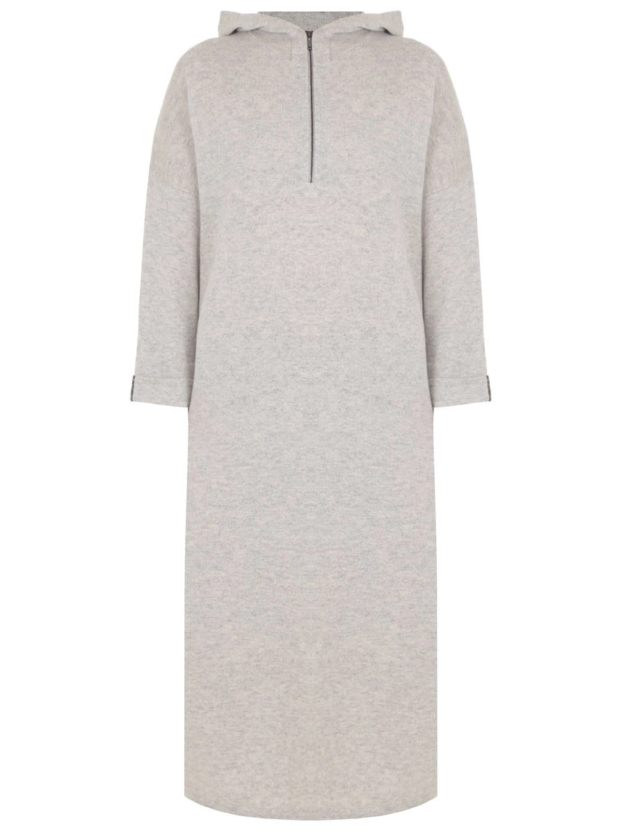 Платье кашемировое MIR CASHMERE cwj23-007 Серый 