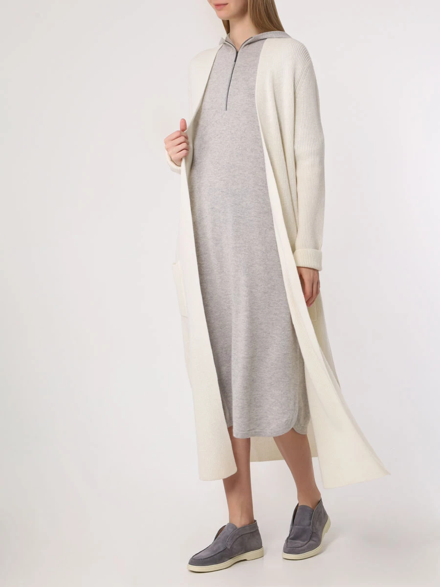 Платье кашемировое MIR CASHMERE cwj23-007 Серый  Фото 2