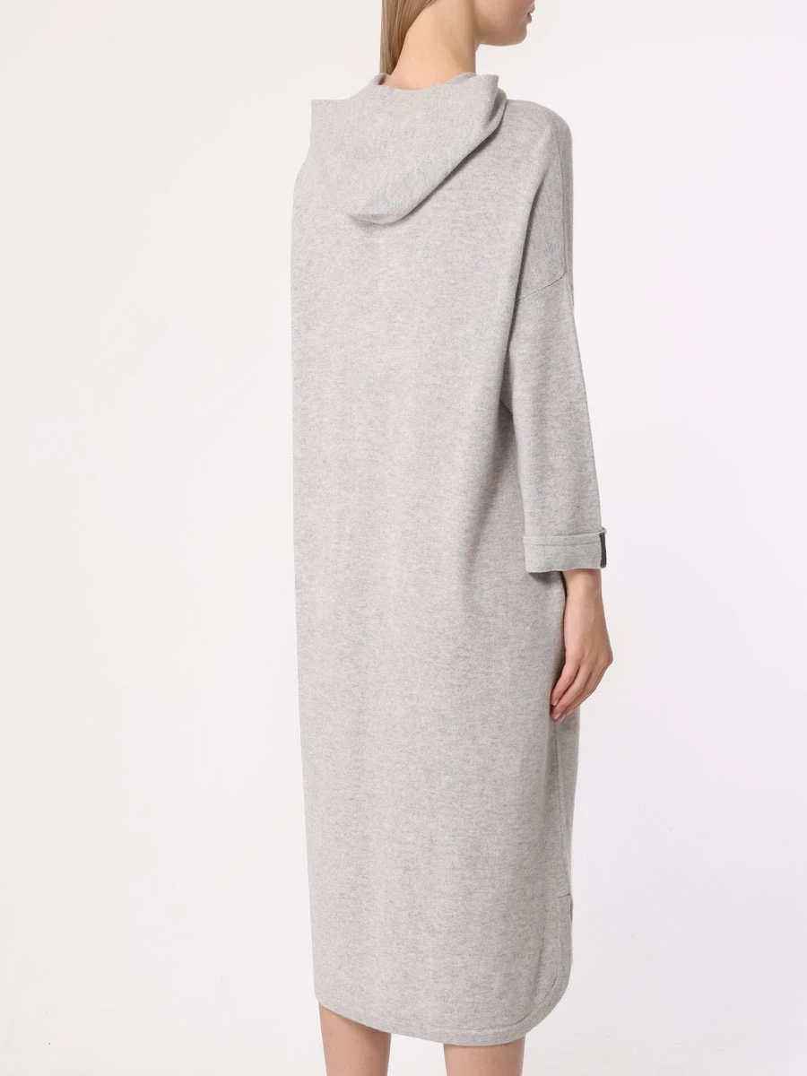 Платье кашемировое MIR CASHMERE cwj23-007 Серый  Фото 4