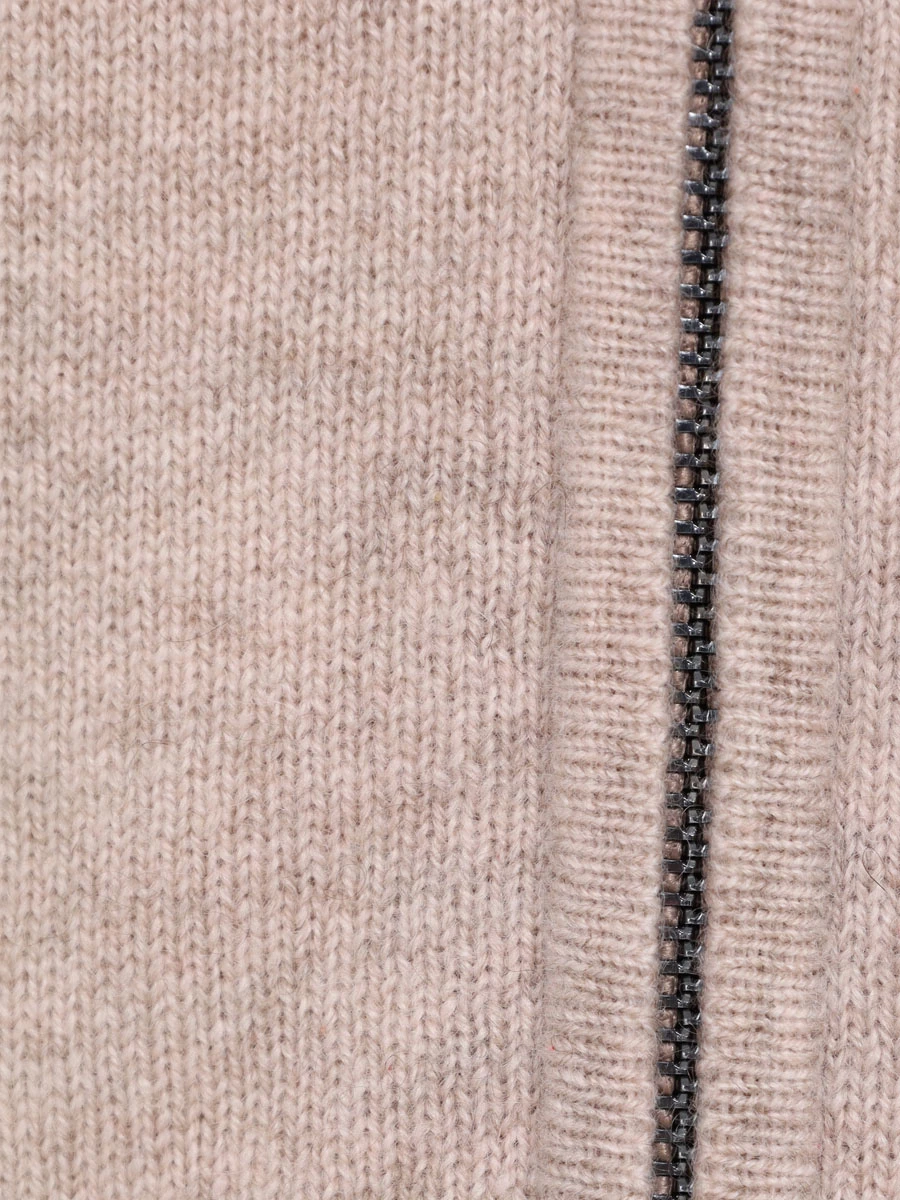Кардиган кашемировый MIR CASHMERE cwe23-033 мел.беж/молочн/натур Бежевый  Фото 6