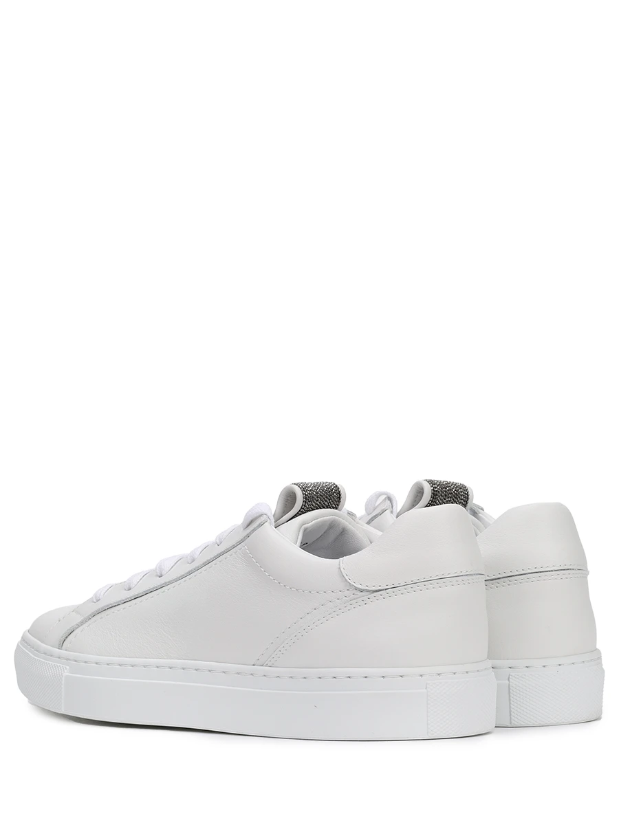 Кеды кожаные BRUNELLO CUCINELLI MZGSGB1217 C7592 Белый  Фото 4