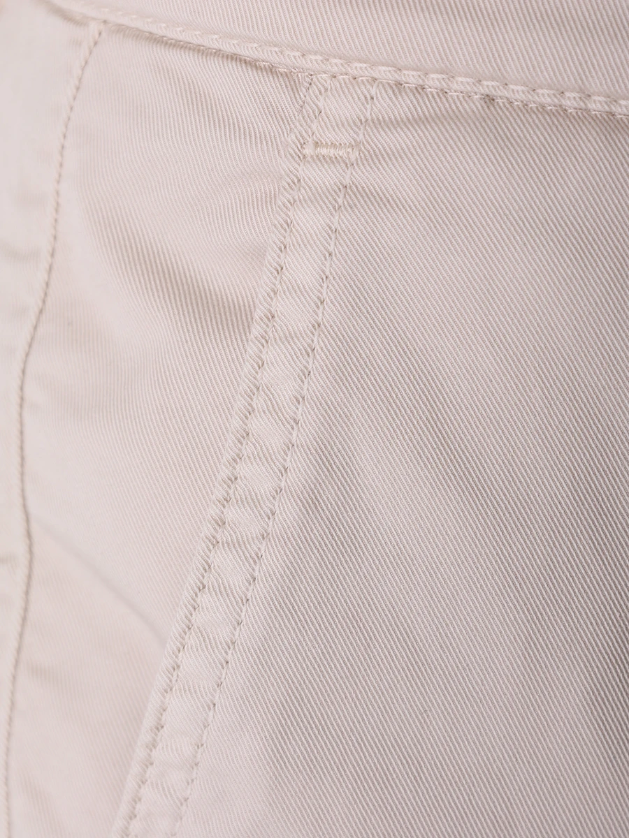 Брюки-карго Leisure Fit хлопковые BRUNELLO CUCINELLI M289LE1890 C6233 Светло- Бежевый  Фото 6