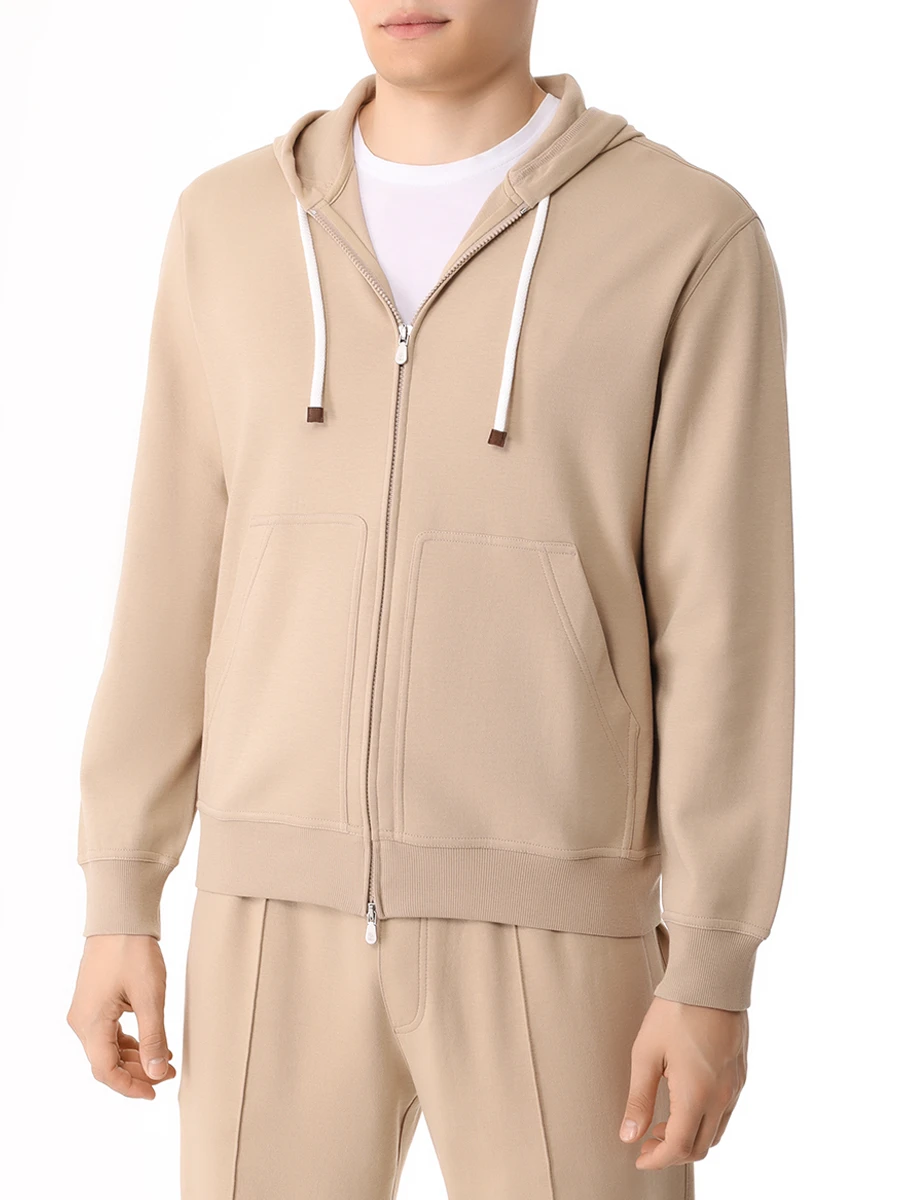 

Олимпийка хлопковая, Бежевый, M0T35B2146 C9709