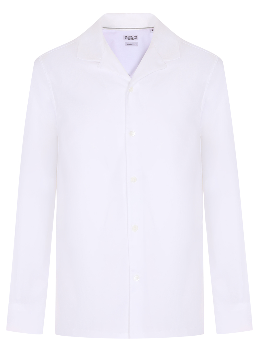 Рубашка Easy Fit хлопковая BRUNELLO CUCINELLI