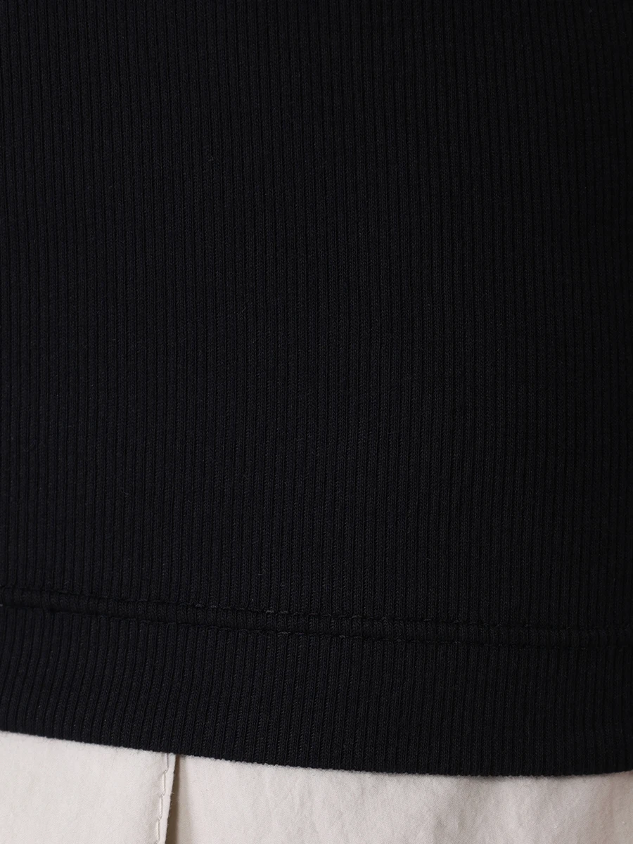 Топ хлопковый BRUNELLO CUCINELLI M0TC8BJ312 C101 Черный  Фото 6