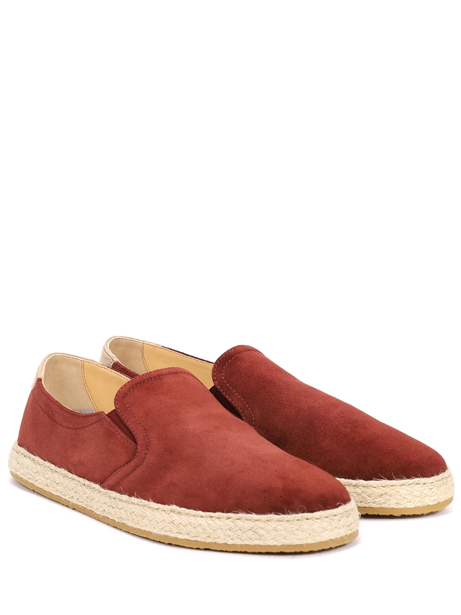 Эспадрильи замшевые BRUNELLO CUCINELLI MZUSISI837 CBT35 Бордовый  Фото 2