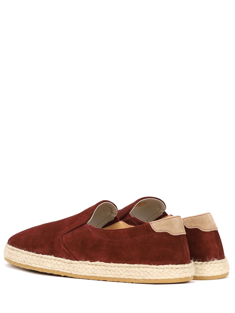 Эспадрильи замшевые BRUNELLO CUCINELLI MZUSISI837 CBT35 Бордовый  Фото 4