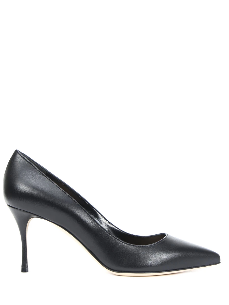 Туфли кожаные Godiva SERGIO ROSSI A43841MAGN05-1000-110 Черный 