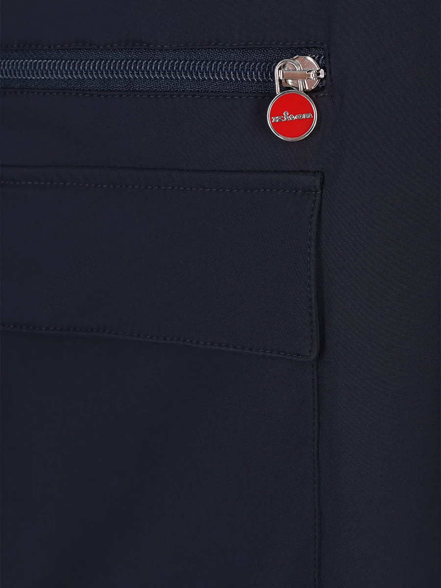 Куртка однотонная KITON UW1733 WP03 V0834C04 Синий  Фото 4