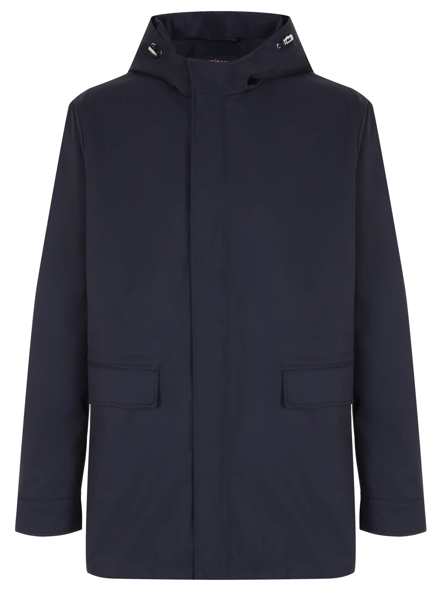 Куртка однотонная KITON UW1782 WP04 V0835C04 Синий 