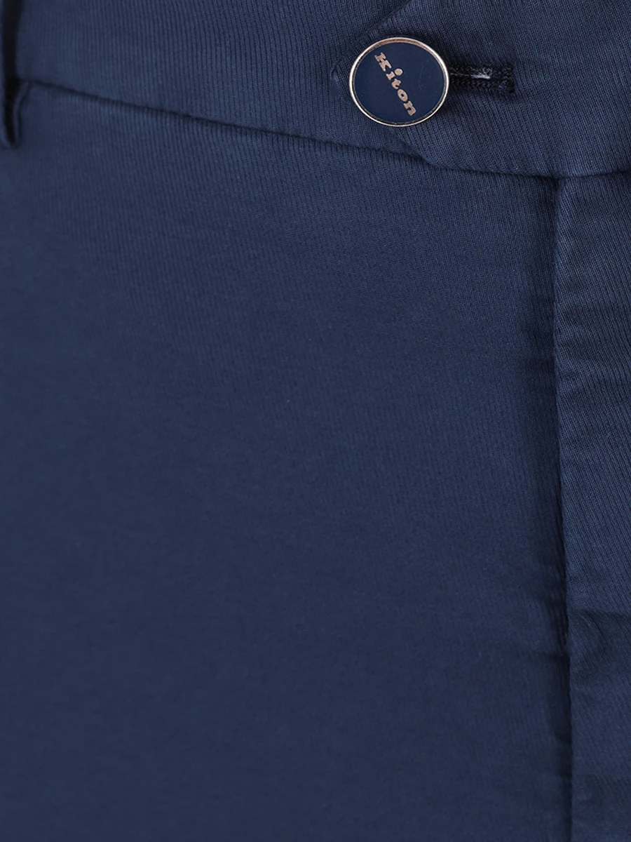 Брюки хлопковые KITON UFPPE JR14 K0609D07 Синий  Фото 3