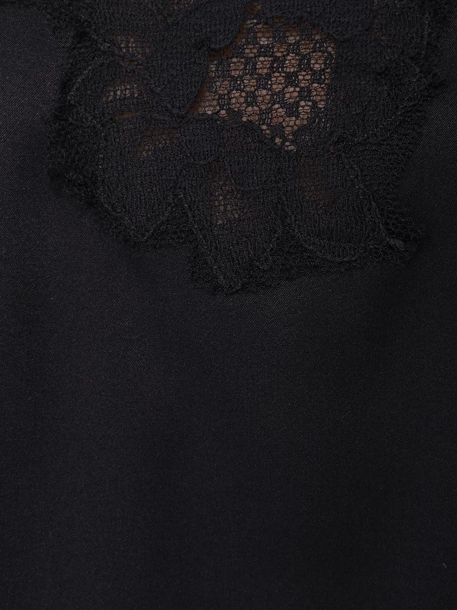 Топ шелковый DOLCE & GABBANA O7A00T ONO13 N0000 Черный  Фото 6