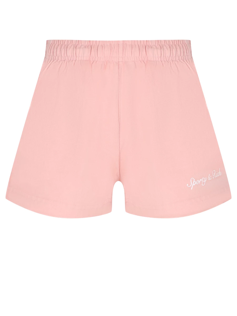 Шорты хлопковые SPORTY & RICH SHAW2325RO/42 Розовый 