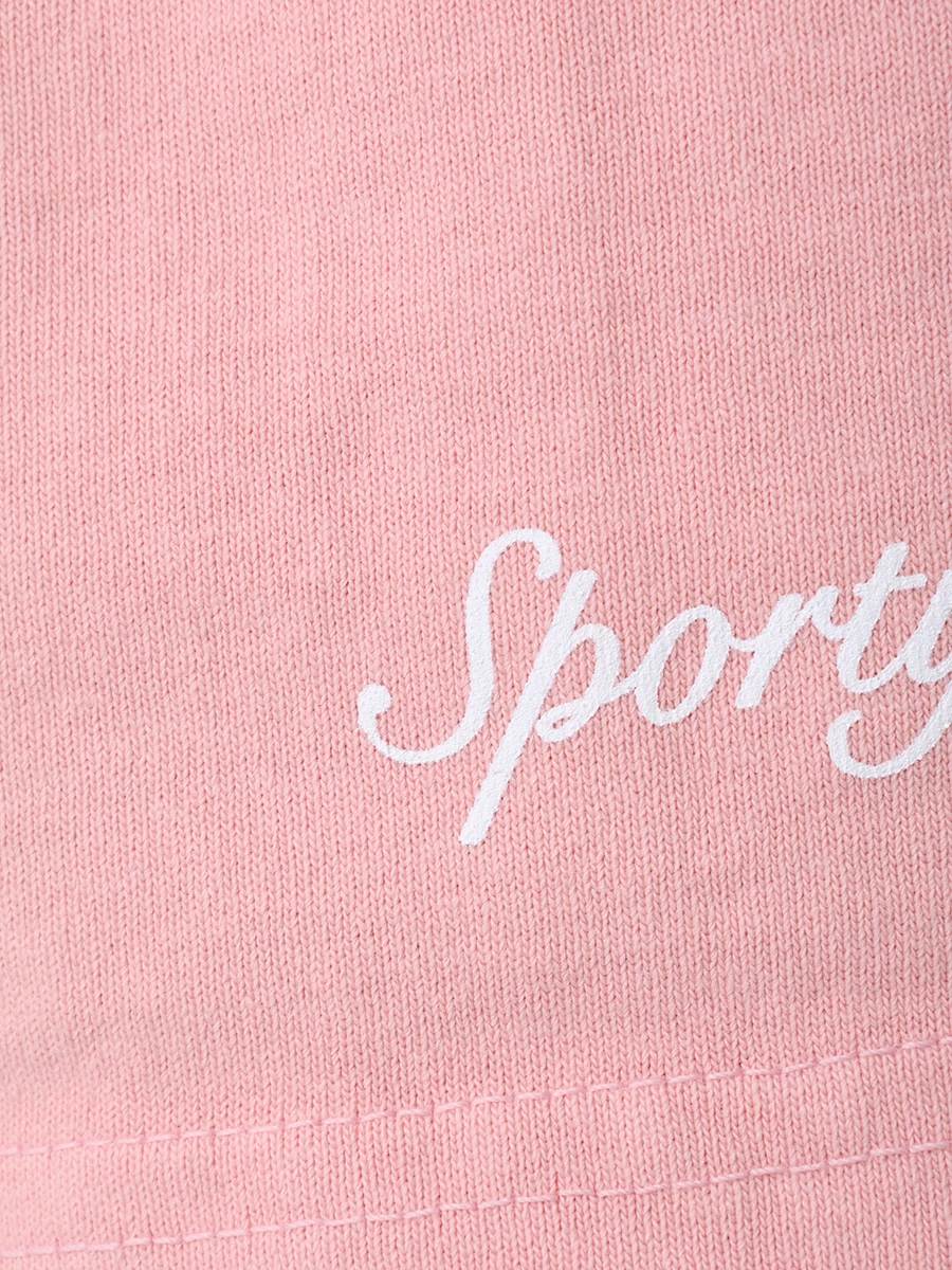 Шорты хлопковые SPORTY & RICH SHAW2325RO/42 Розовый  Фото 6