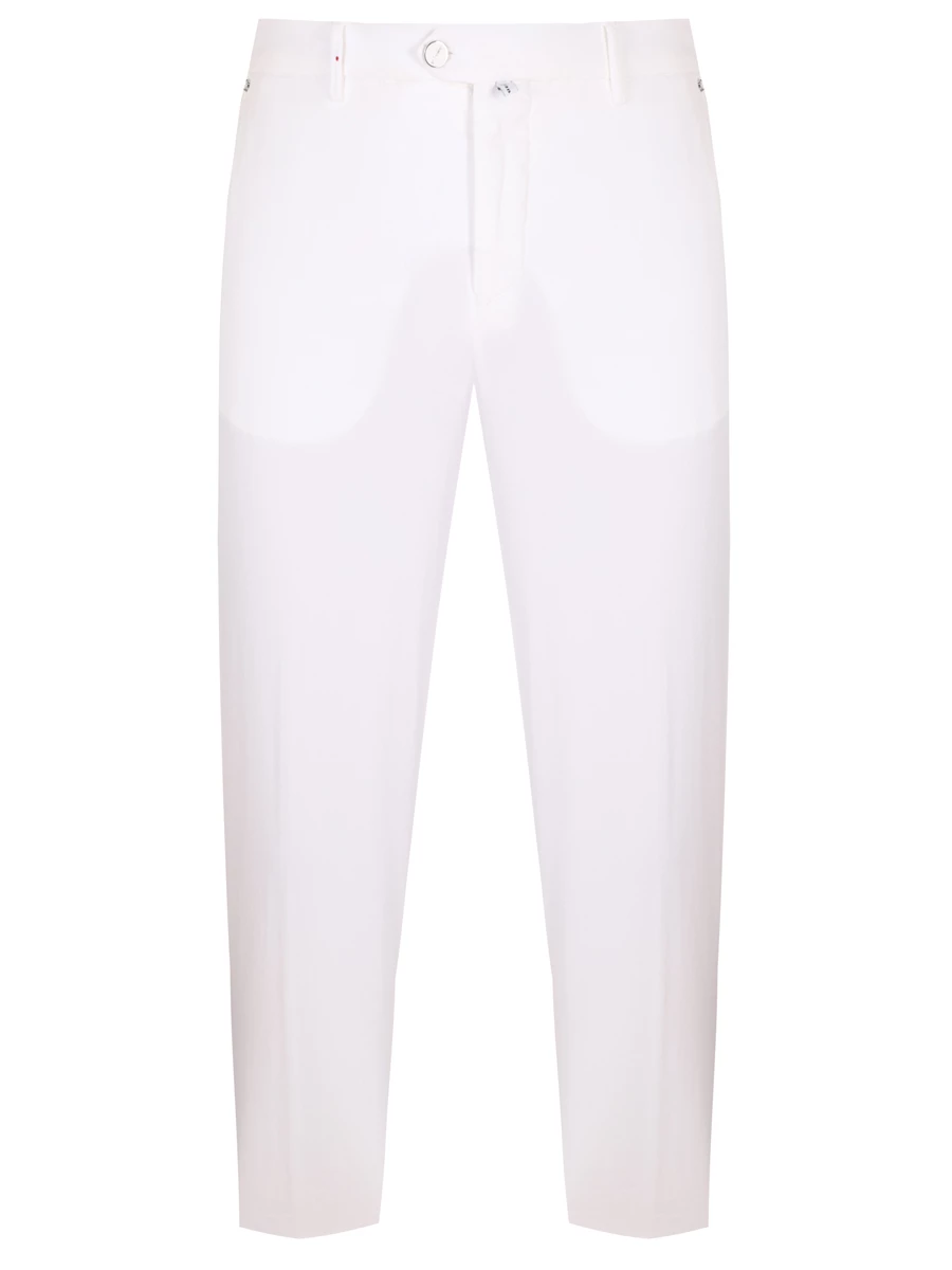 Брюки хлопковые KITON UFPPE JR14 K0609D12 Белый 