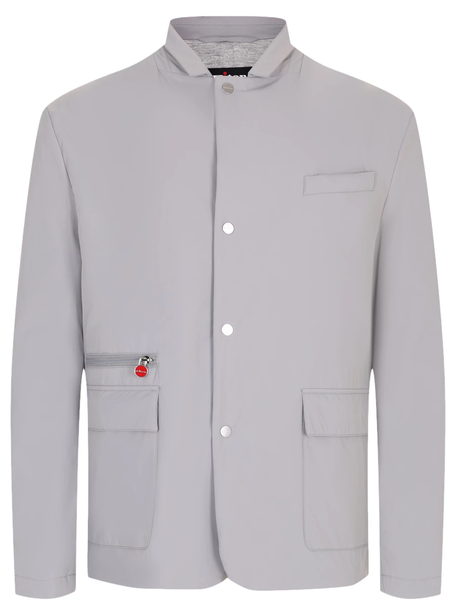 Куртка однотонная KITON UW1733 WP03 V0834C03 Серый 