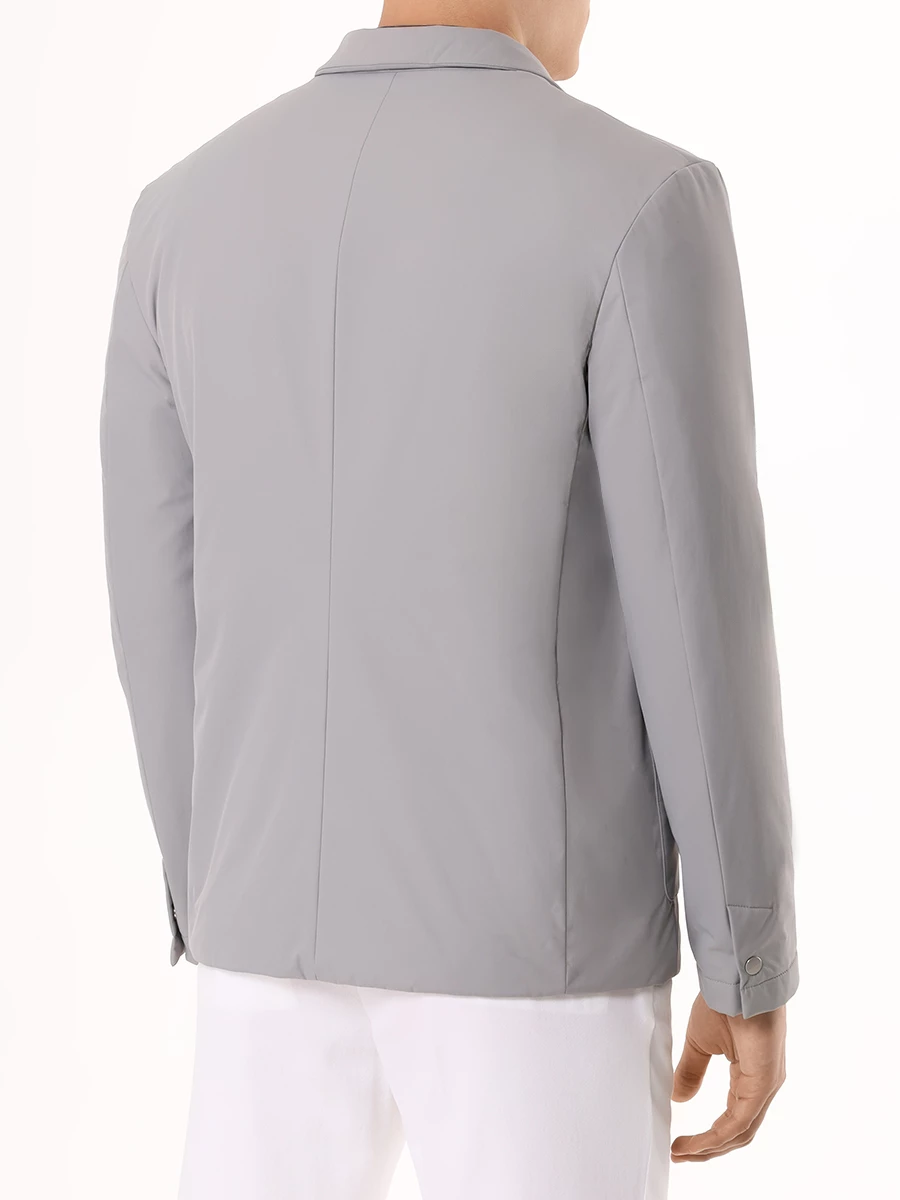 Куртка однотонная KITON UW1733 WP03 V0834C03 Серый  Фото 3