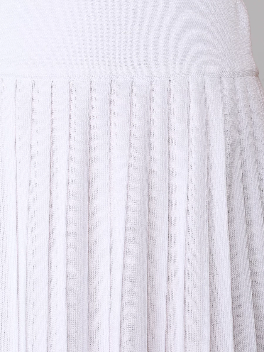 Юбка плиссированная AND THE BRAND S23-SK002-1403-100 Белый  Фото 5