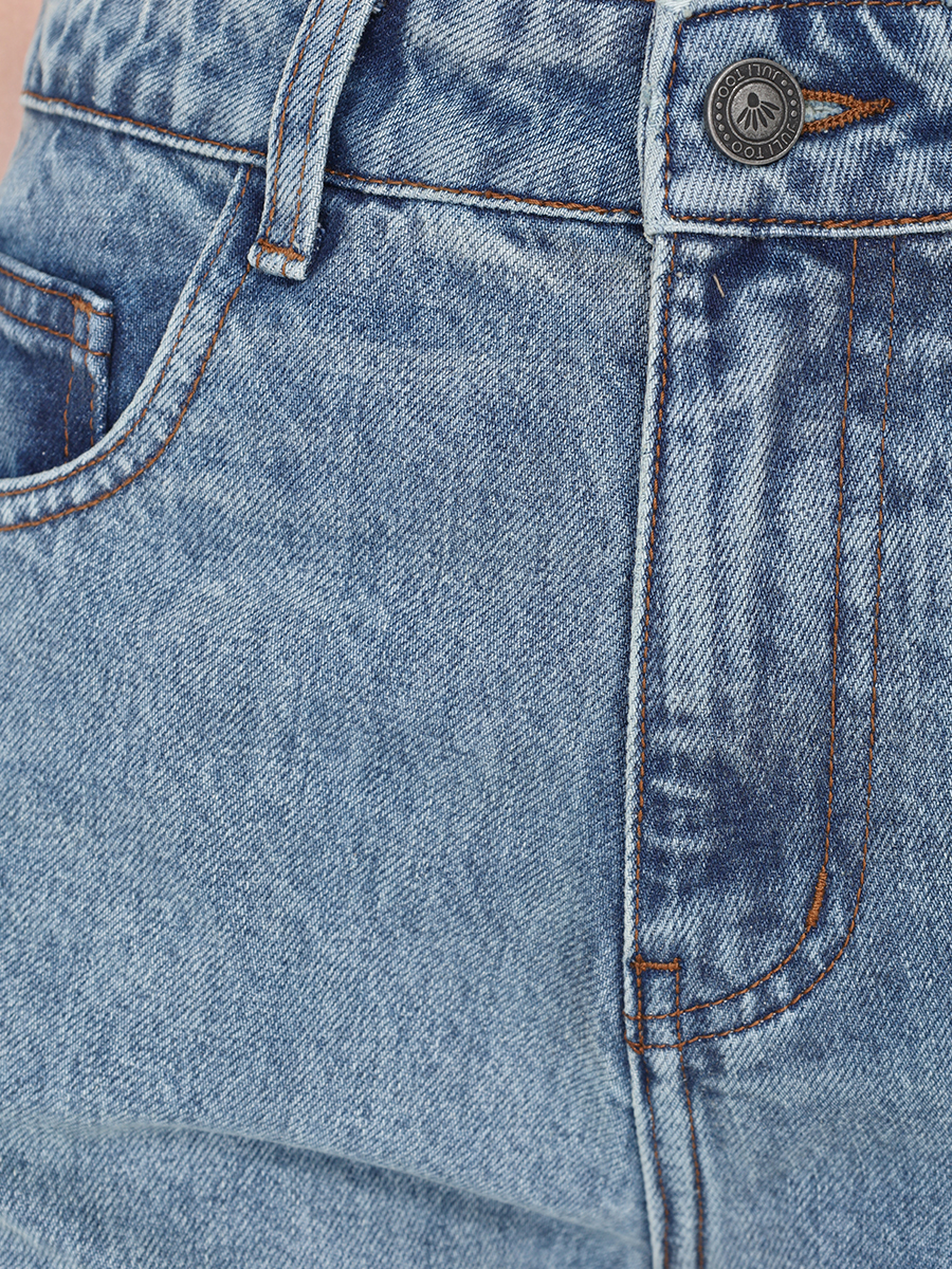 

Джинсы хлопковые, Голубой, Melany