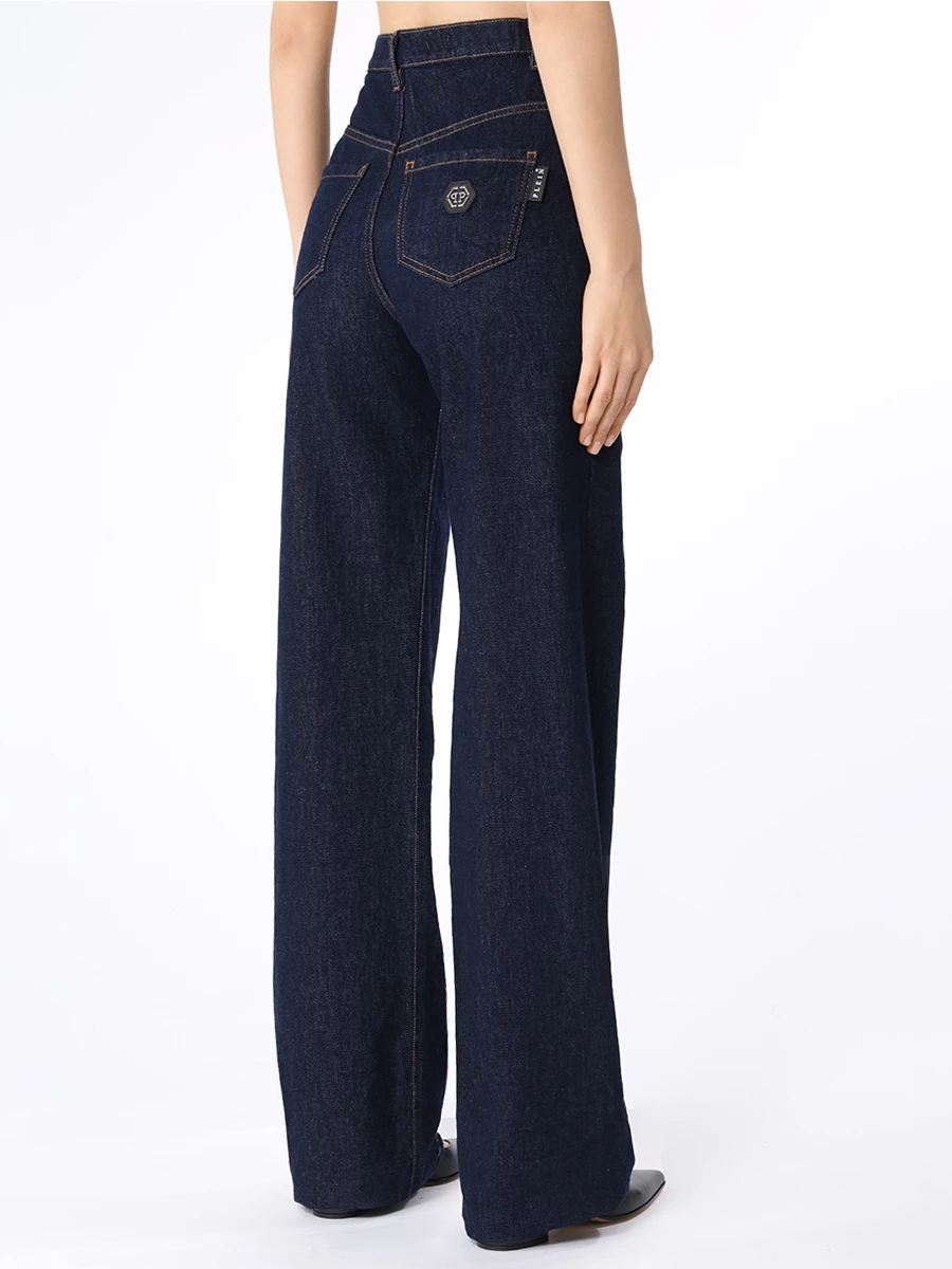 Джинсы хлопковые PHILIPP PLEIN WDT2455/14BM Деним  Фото 3