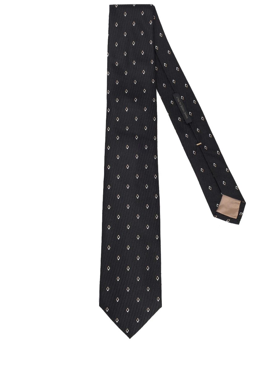 Галстук шелковый BOSS CAMEL 50504743/001 Принт  Фото 2