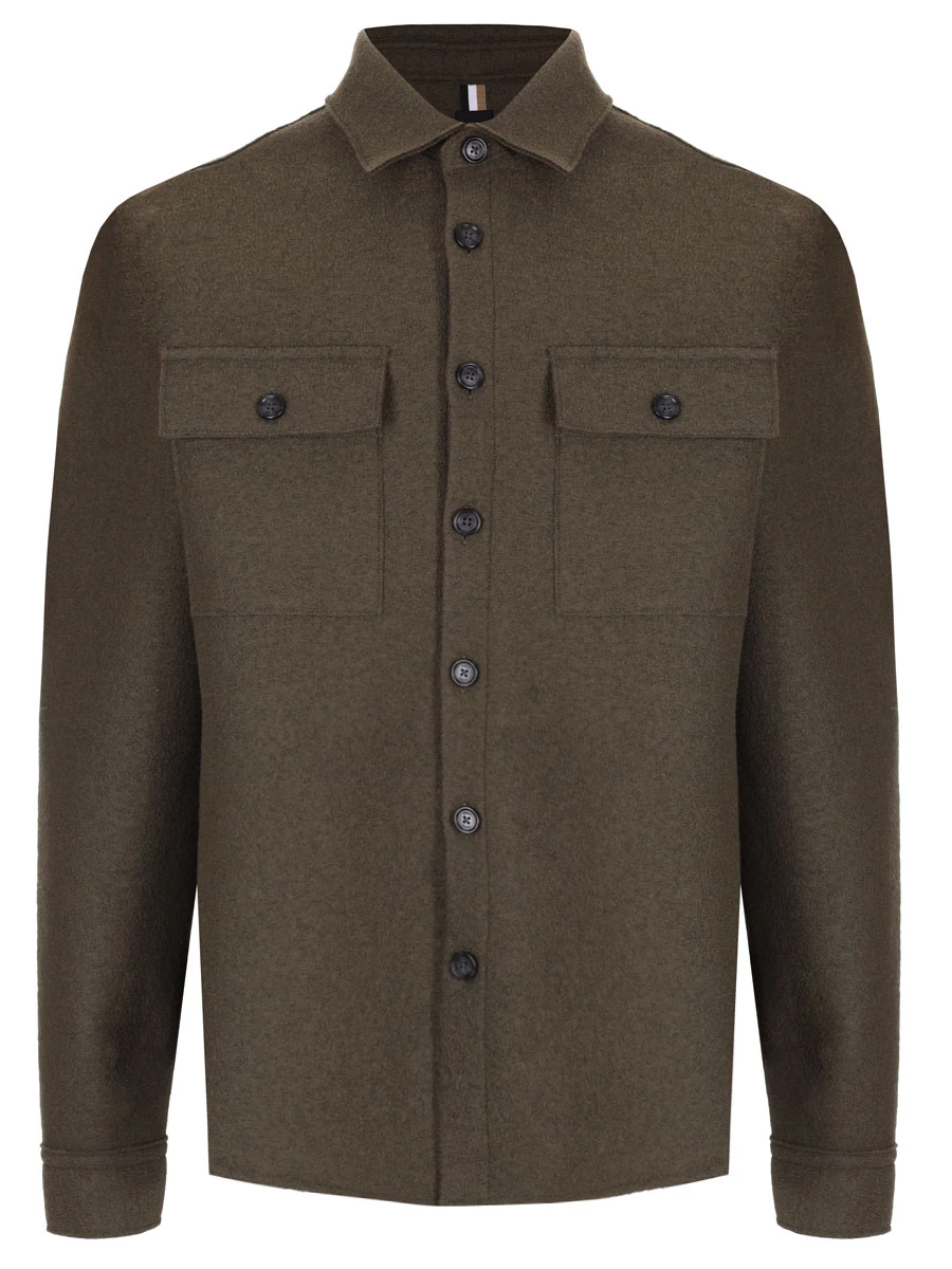 

Рубашка Relaxed Fit шерстяная, Зеленый, 50503304/361