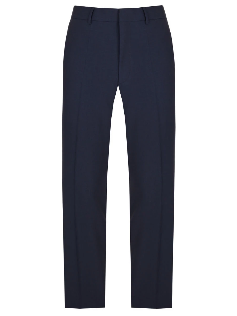 Брюки Regular Fit шерстяные BOSS 50480544/480 Синий 