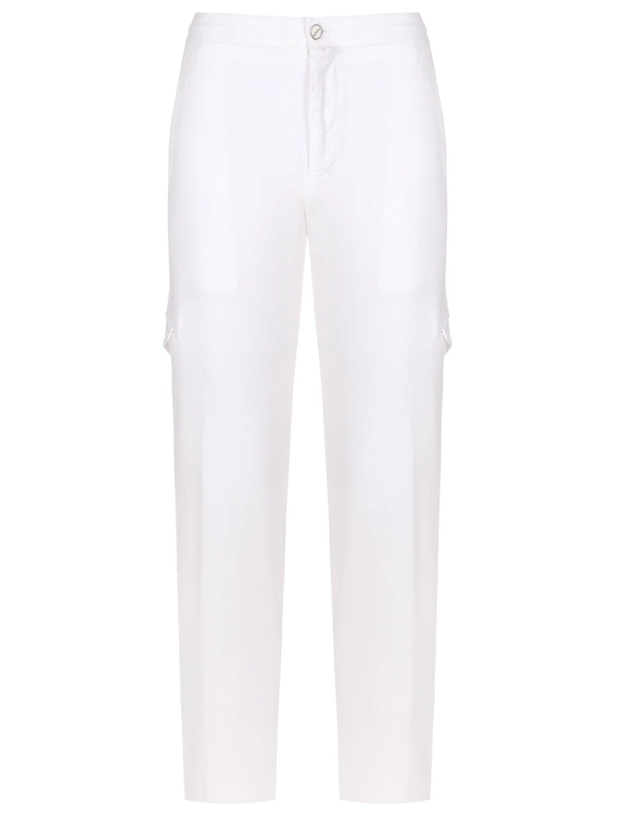 Брюки-карго из лиоцелла KITON UPLACTK0607D12001 Белый 