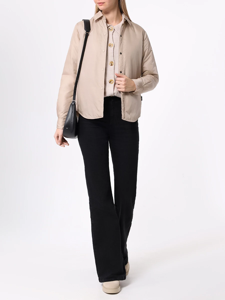 Куртка однотонная ASPESI G294 7961 96084 Бежевый  Фото 2