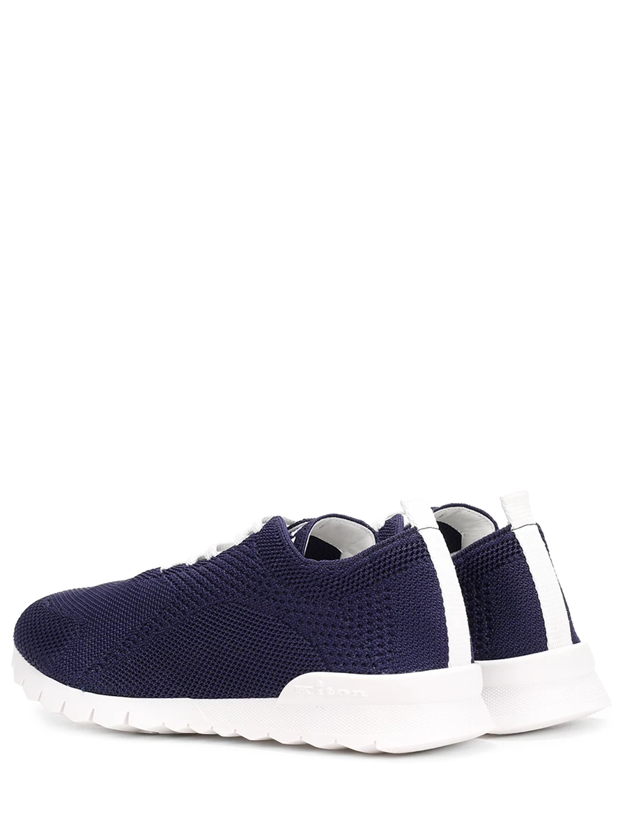 Кроссовки текстильные KITON USFITSN00809020 Синий  Фото 4