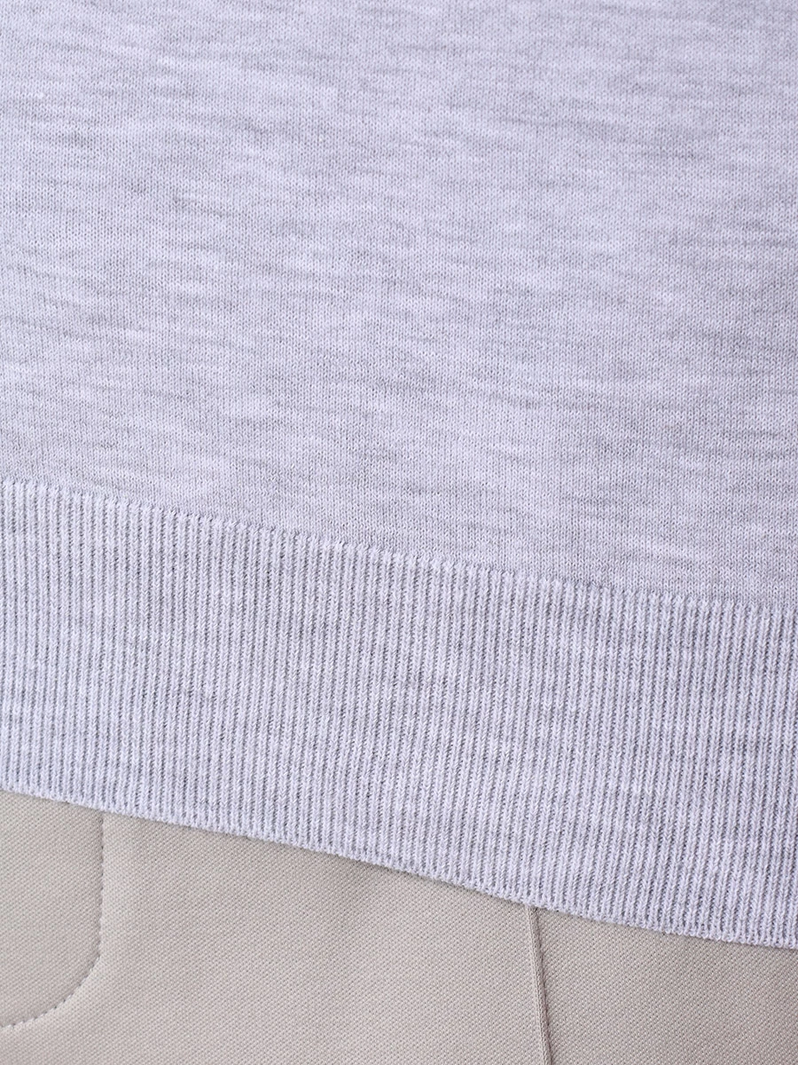 Футболка хлопковая GRAN  SASSO 43154/20731/052 Серый  Фото 5