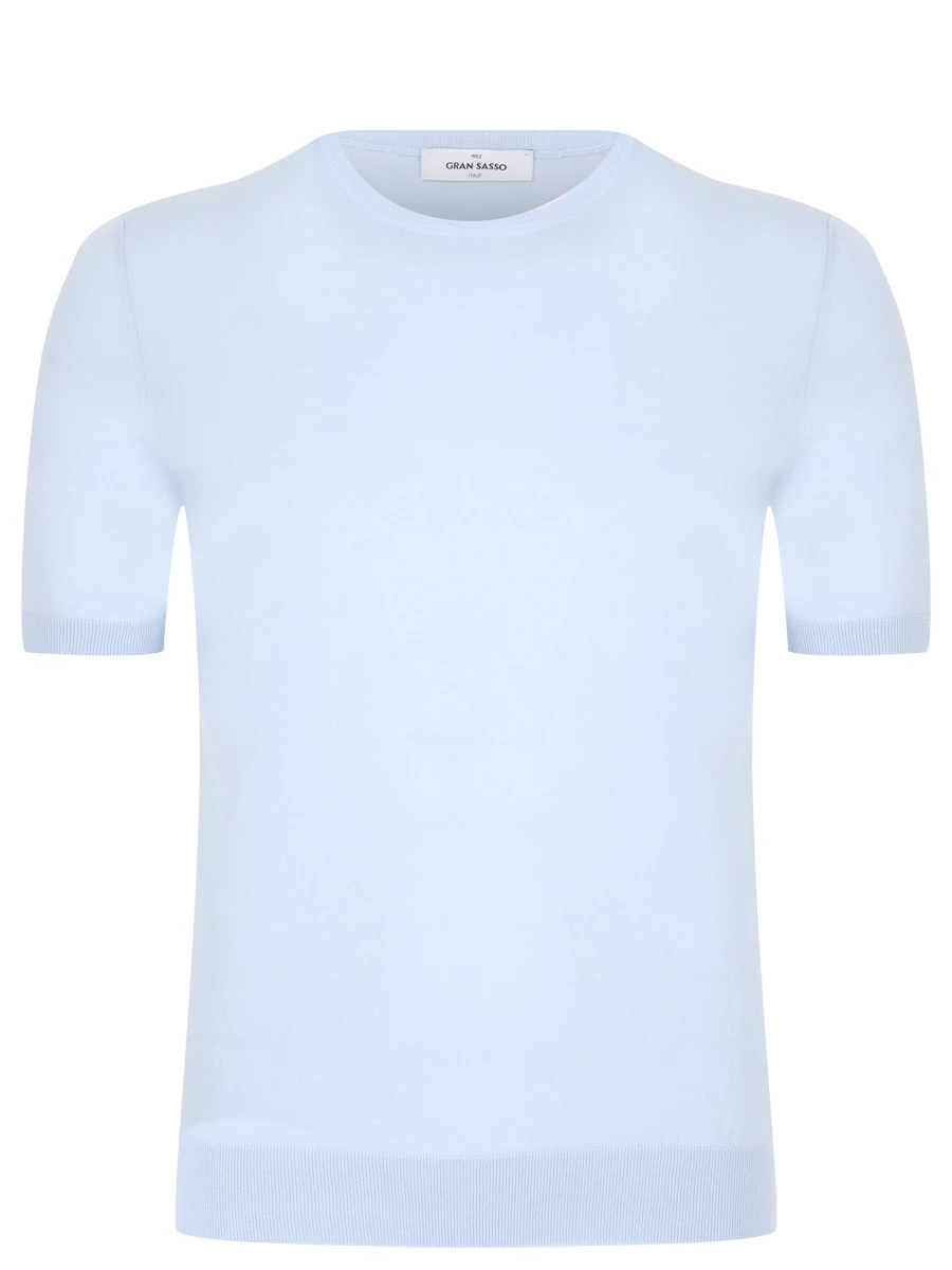 

Футболка хлопковая, Голубой, 43154/20731/504