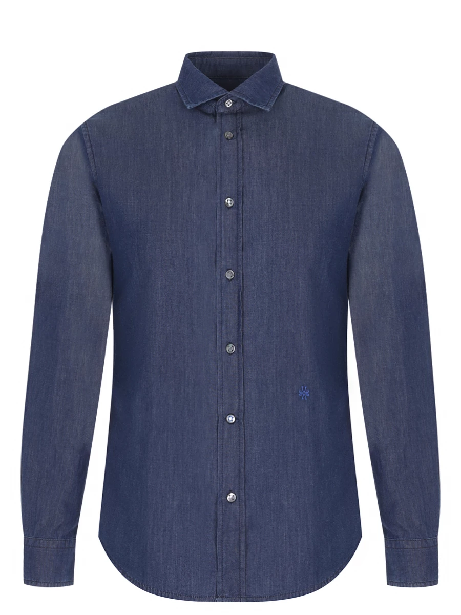 Рубашка Slim Fit джинсовая JACOB COHEN UC011 03 T174A 792D Синий 