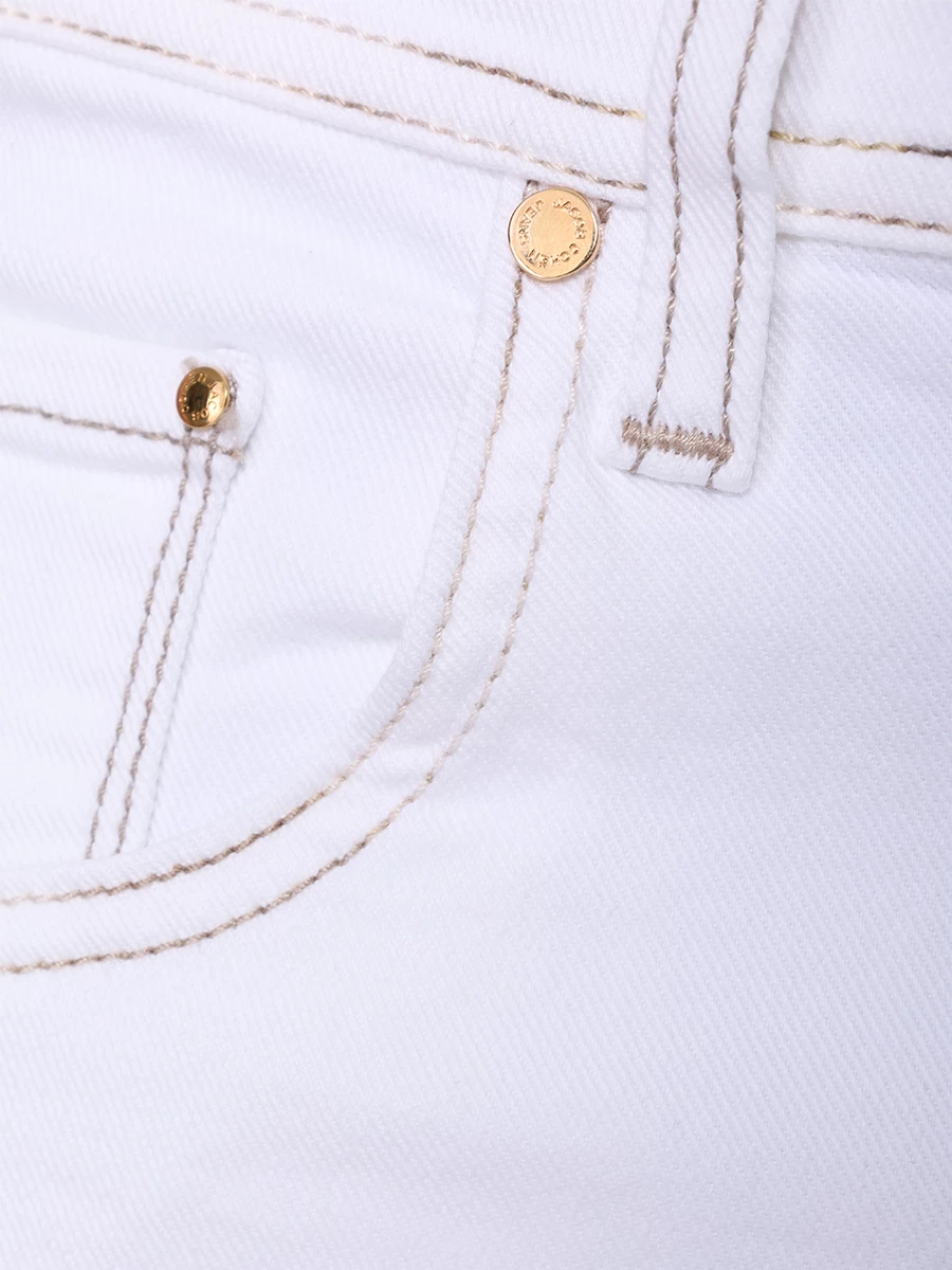 Шорты Slim Fit хлопковые JACOB COHEN UOM01 3N S3848 750D Белый  Фото 6