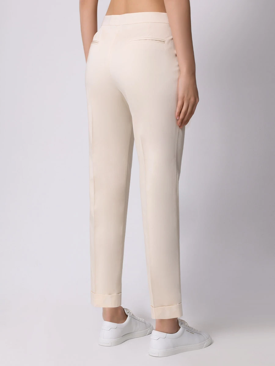 Брюки хлопковые ETRO WREA0002 99TUEG0 M0169 Бежевый  Фото 3