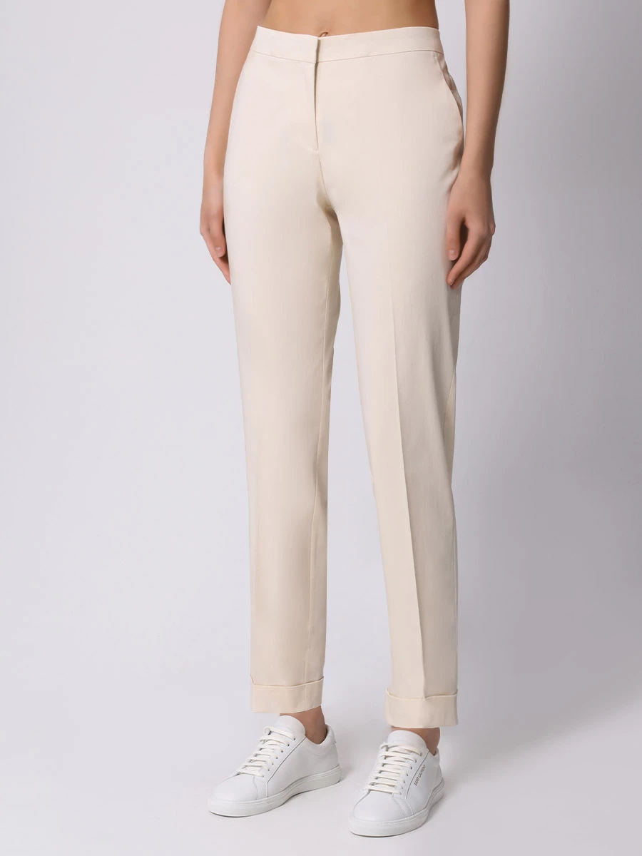Брюки хлопковые ETRO WREA0002 99TUEG0 M0169 Бежевый  Фото 4