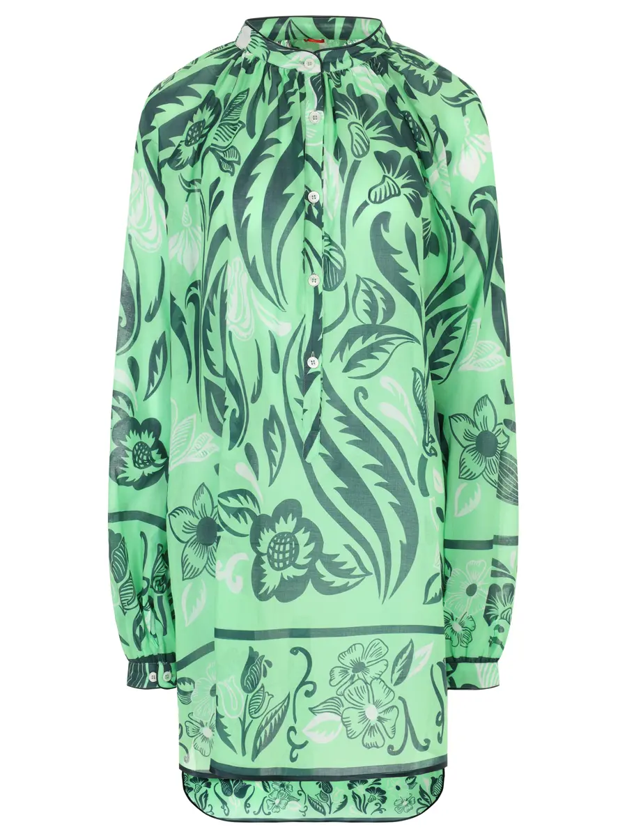 

Блуза хлопковая, Зеленый, CA001013 TE00782 214