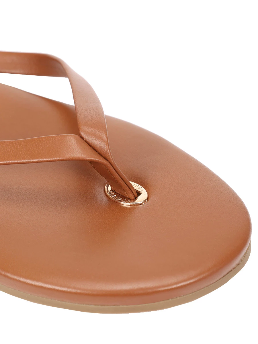 

Шлепанцы кожаные, Коричневый, Sandals CR 24
