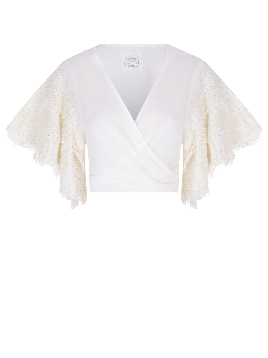 

Топ хлопковый, Белый, EVE BLOUSE