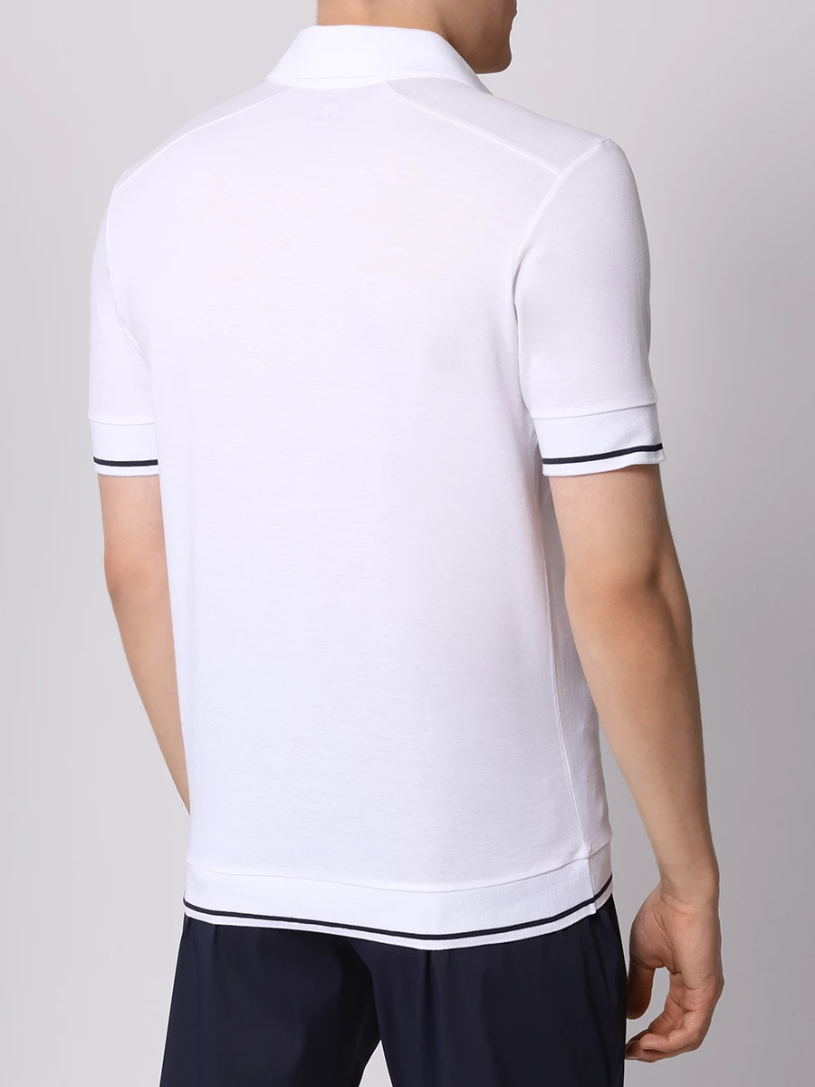 

Поло однотонное, Белый, 51058950/031 BRUNOS