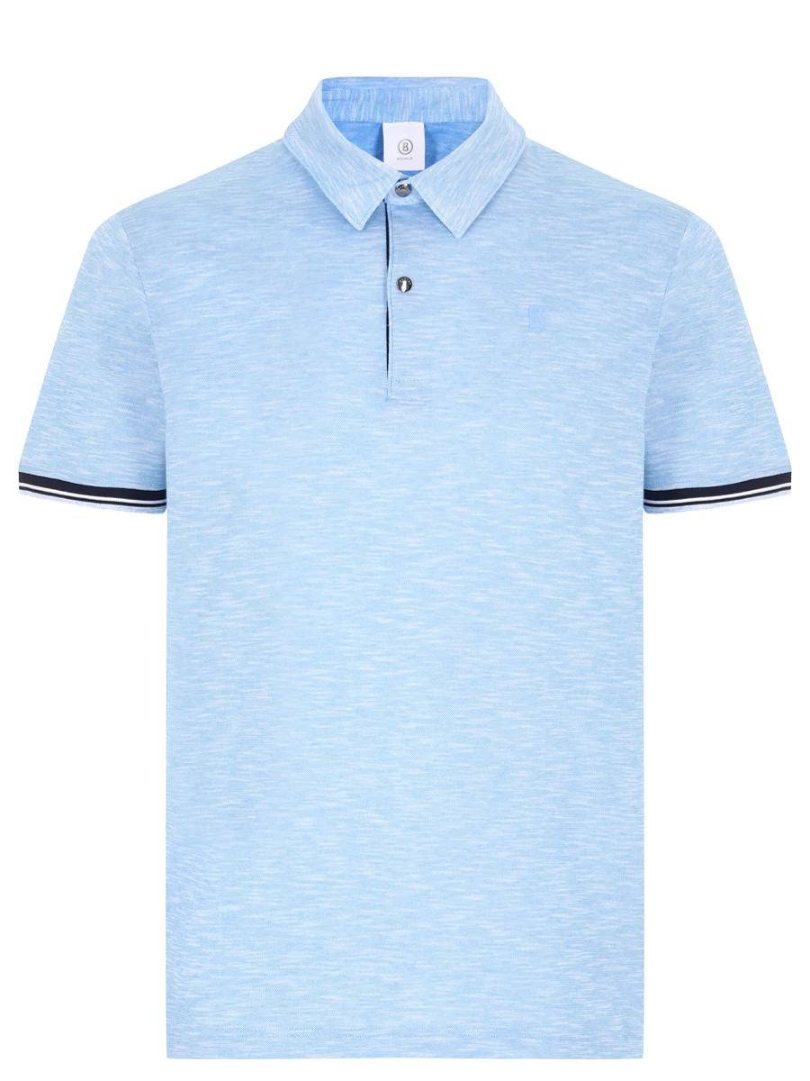 Поло хлопковое BOGNER 58208872/368 SAMU-1 Голубой 