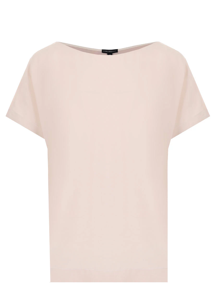 

Топ из вискозы, Бежевый, A-SS24-2204-2