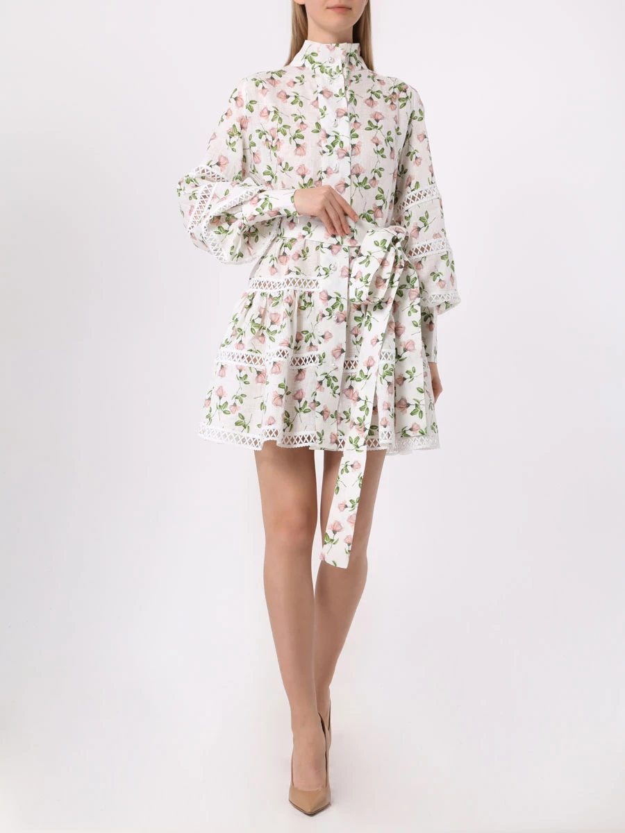 Платье льняное CHRISTINA BERLA SS23/P18 Evelyn Dress Белый  Фото 2