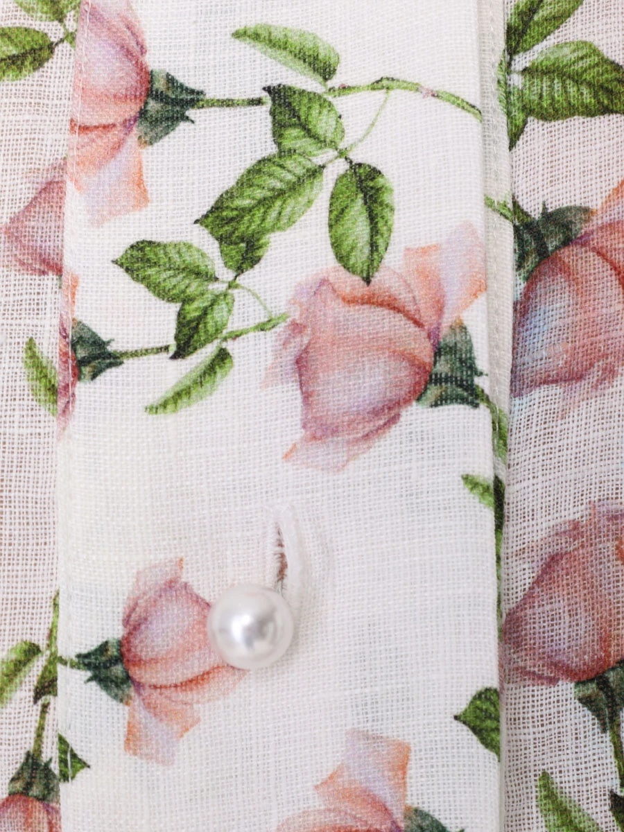 

Платье льняное, Белый, SS23/P18 Evelyn Dress