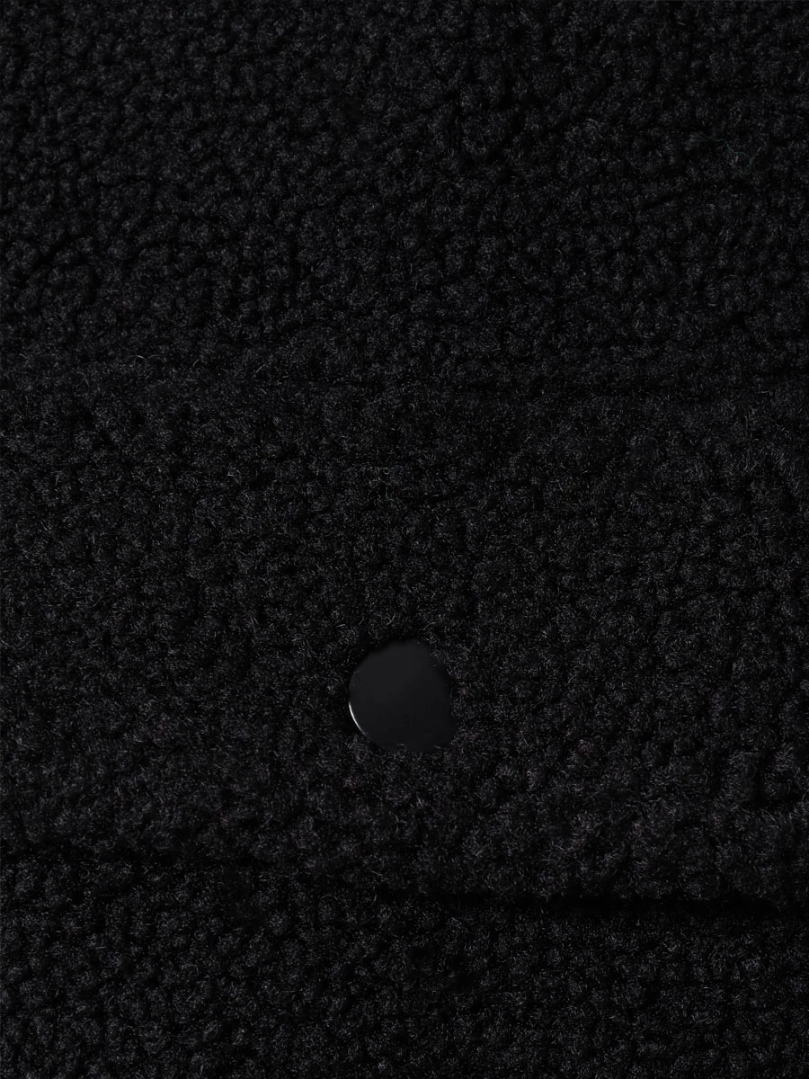 Рубашка из экомеха DENIS SIMACHEV Рубашка искусственный мех, размер Один размер, цвет черный - фото 5