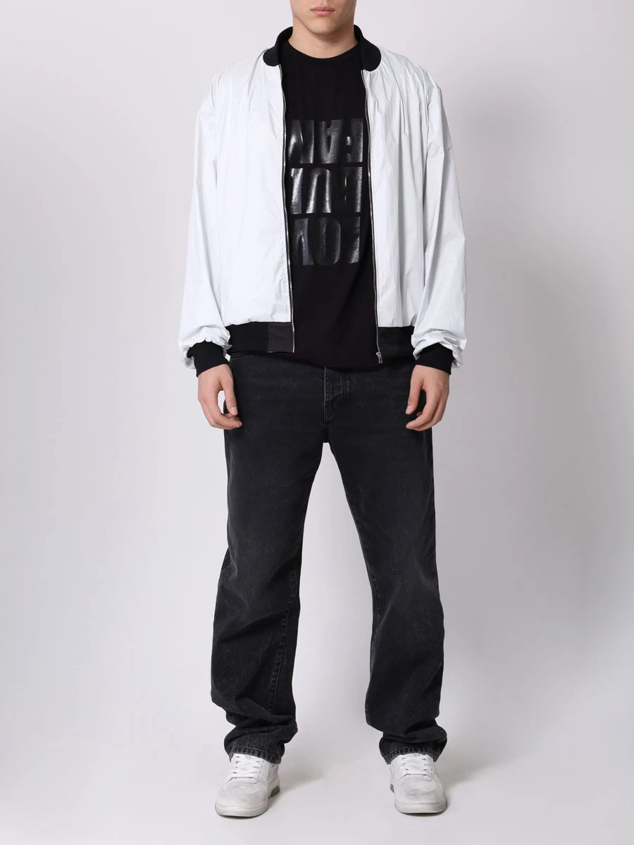 Футболка из вискозы DENIS SIMACHEV Футболка Черный  Фото 2