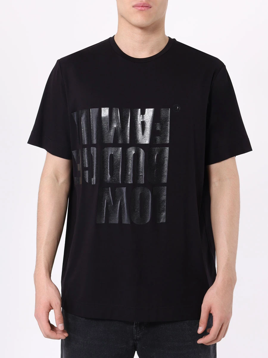 Футболка из вискозы DENIS SIMACHEV Футболка Черный  Фото 4