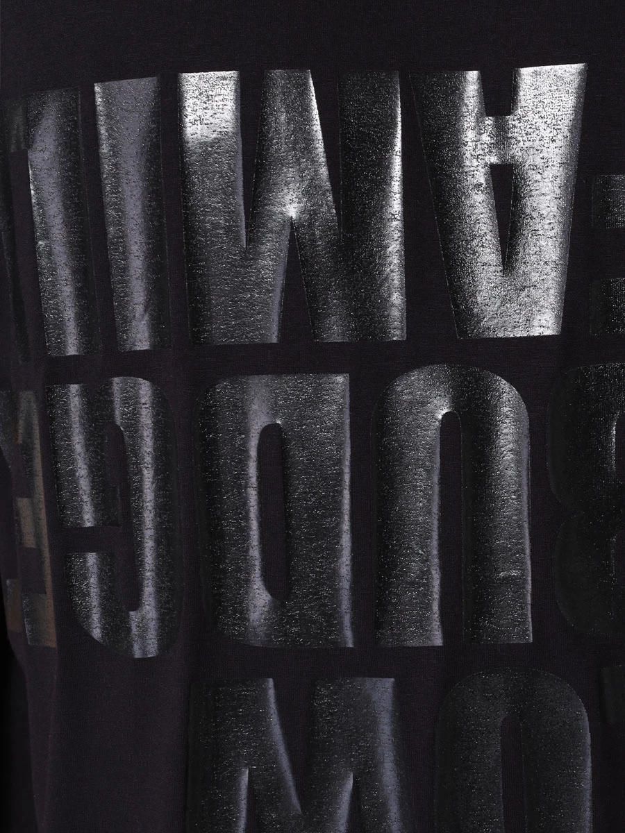 Футболка из вискозы DENIS SIMACHEV Футболка Черный  Фото 5