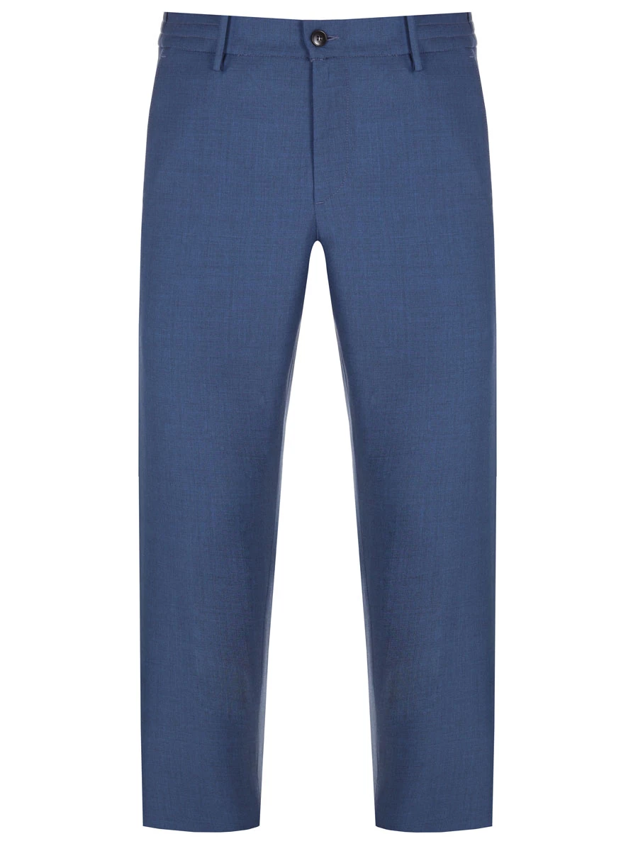 Брюки Regular Fit шерстяные CANALI PR01197/303/91678/R Синий 