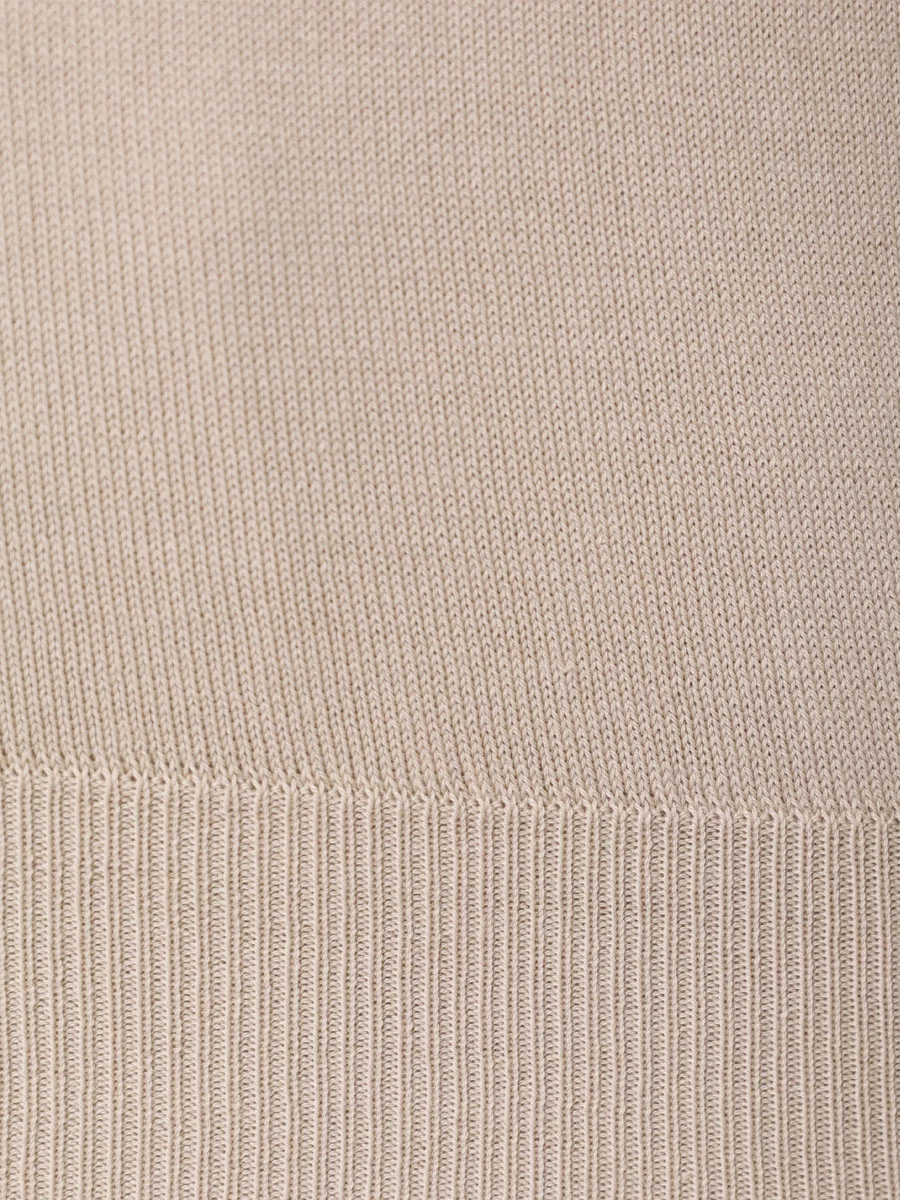 Поло хлопковое CANALI MK00145/708/C0017 Бежевый  Фото 6